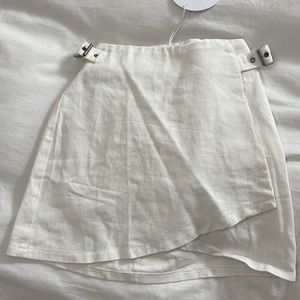 White princess polly mini skirt